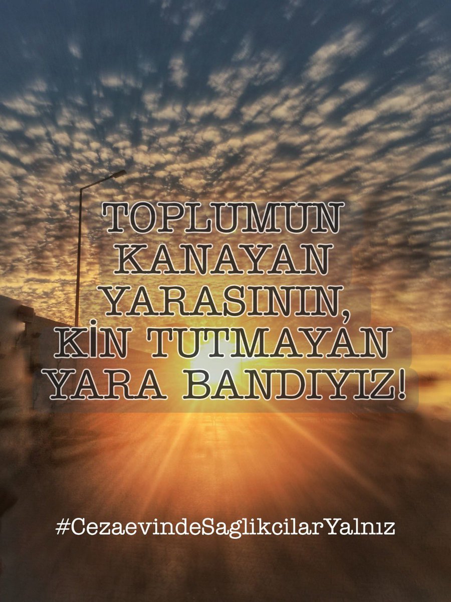 CezaeviSaglikcilarUnutuldu
<a href="/bybekirbozdag/">Bekir  Bozdağ</a> <a href="/dbdevletbahceli/">Devlet Bahçeli</a> <a href="/RTErdogan/">Recep Tayyip Erdoğan</a> <a href="/ctekurumsal/">Ceza ve Tevkifevleri Genel Müdürlüğü</a> <a href="/YavuzEnis/">Enis Yavuz Yıldırım</a> <a href="/hasanakceviz/">Hasan AKCEVİZ</a> <a href="/cahitcihadsari/">Cahit Cihad SARI</a> @burakceyhan3
<a href="/fserkang/">Fatih Serkan GÜNAYDIN</a>