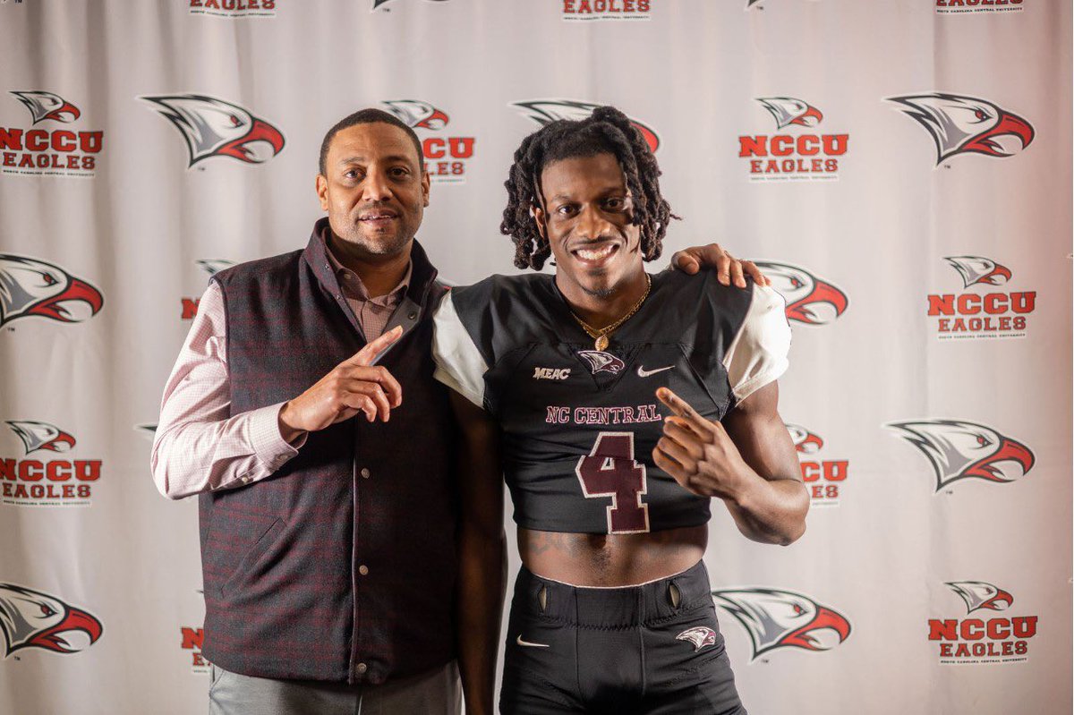 Time to kick the door down and force em to let me in. Go Eagles 🦅 #Committed @CoachClayNCCU @CoachTOliver @CoachSkis @CoachKTinsley @CoachSewellNCCU