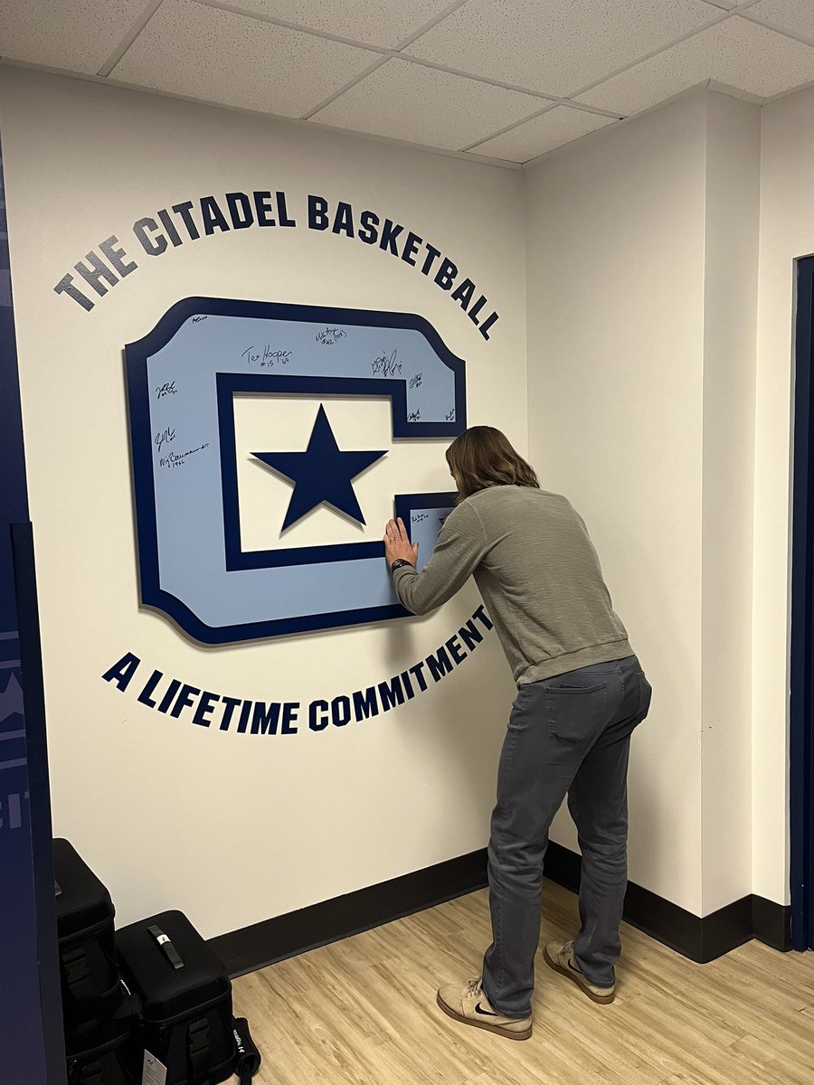 CitadelHoops's tweet image. Great to have Will Keistler ‘13 back in McAlister today! #TogetherWeAttack #LifetimeCommitment