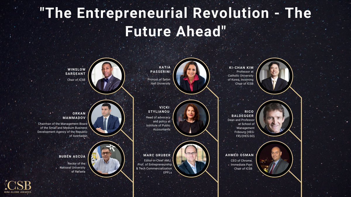 The Globe Award for Excellence for Most Impactful World Congress Session goes to <a href="/WinslowSargeant/">Winslow Sargeant</a> <a href="/u4kp/">Katia Passerini</a> <a href="/MammadovOrkh/">Orkhan Mammadov</a> <a href="/kichankm/">Ki-Chan Kim</a> <a href="/VickiStylianou/">Vicki Stylianou</a> <a href="/BaldeggerR/">Rico Baldegger</a> <a href="/ahmedmohosman/">Ahmed Osman</a> <a href="/MarcBGruber/">Marc Gruber</a> and Rubén Ascúa
#icsbminglobe2022 #MSMEs #icsb