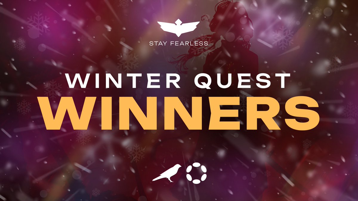 FearlessWallet's tweet photo. ❄️ Meet the Fearless #WinterQuest Winners! ❄️

✨@ElSorador
✨@SmartCryptoPro4
✨@ItsBillysan

Congrats! You will each receive $XOR tokens as a reward for your effort... and a Fearless Wallet T-Shirt as a bonus prize! 🎁 👕

Learn how to claim your rewards 👇🧵 https://t.co/C6wHrep0Oa