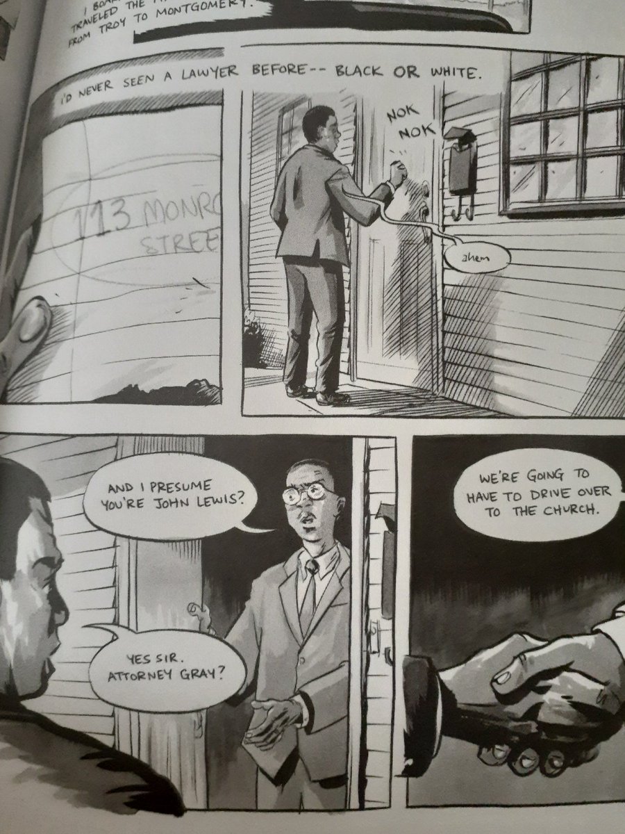SaltyBeezh's tweet photo. March: Book One
John Lewis, Andrew Aydin, Nate Powell
#martinlutherkingjr #martinlutherkingjrday #marchbookone #johnlewis https://t.co/AYYG11hj9w