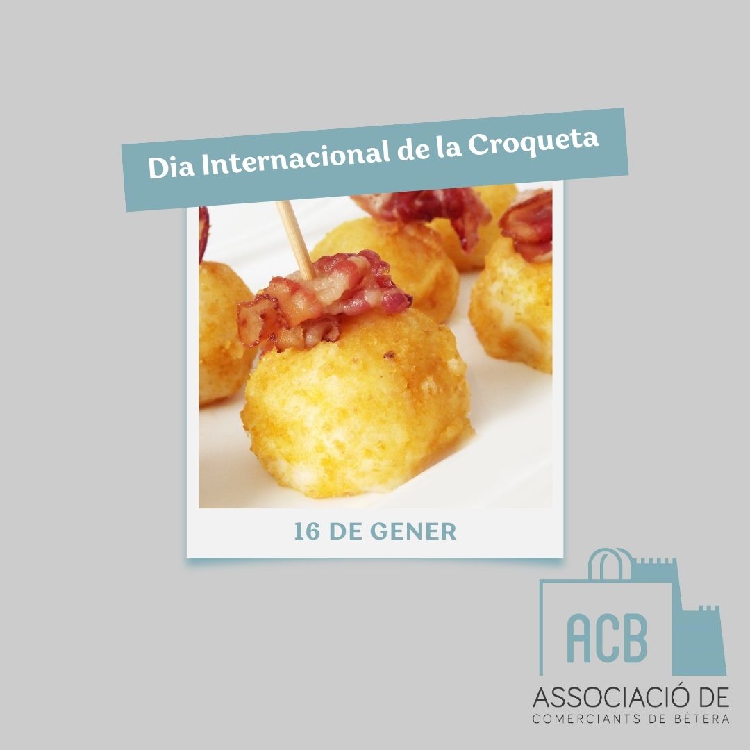 COMERCIOBETERA's tweet photo. En el Dia de la Croqueta recordem als nostres associats del sector de l'hostaleria!
.
.
.
#diadelacroqueta #hosteleria #comerçlocal #comerciolocal #betera https://t.co/cD8iSXdJns