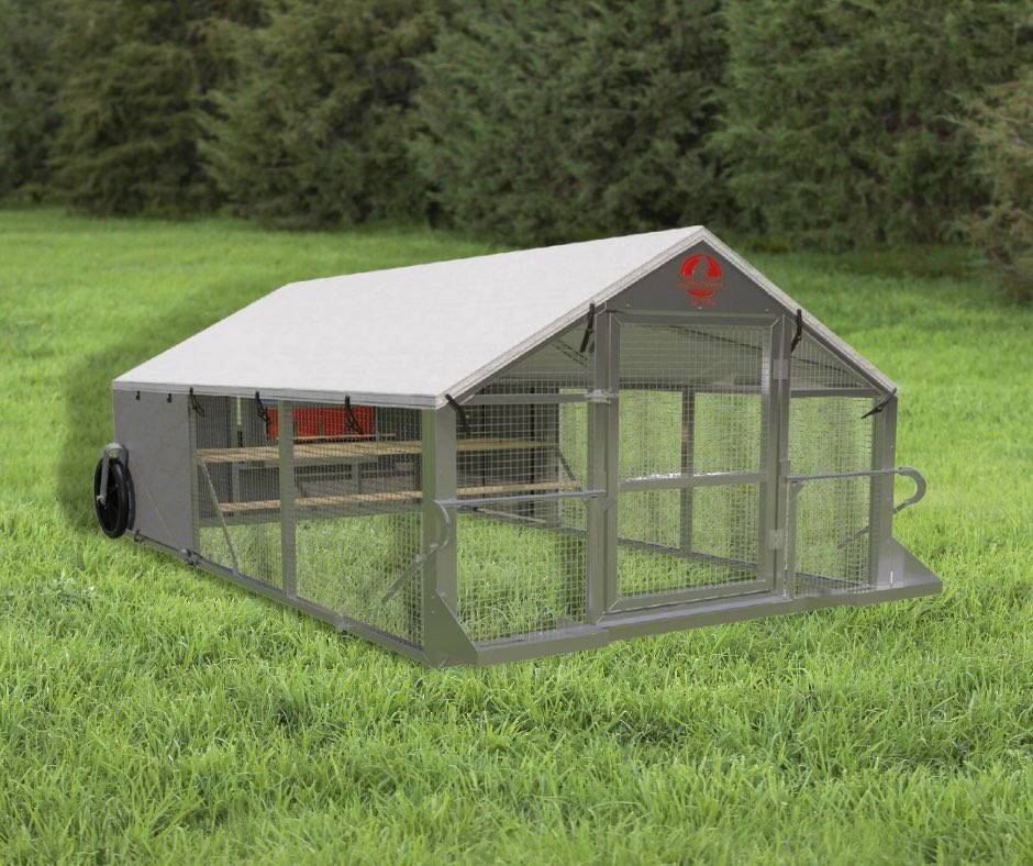 HyRBrix's tweet photo. With egg prices increasing you might find yourself purchasing your own backyard chicken flock. If so, you’ll need an exceptional coop to maximize efficiency and egg production. Luckily for you HyR BRIX® carries the best option on the market. Alumi Coops: https://t.co/wxxhvQjbG1 https://t.co/VspuoDuIMg