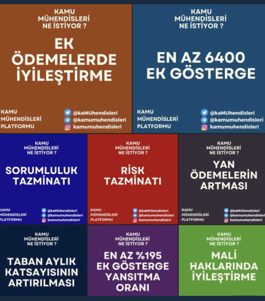 Mühendisleri ne istediği bellidir  #TBMMKamuMühendisineYasa <a href="/_cevdetyilmaz/">Cevdet Yılmaz</a> <a href="/akaraismailoglu/">Adil Karaismailoğlu</a> @FOXTurkiye <a href="/RTErdogan/">Recep Tayyip Erdoğan</a> <a href="/cuneytozdemir/">cüneyt özdemir</a> <a href="/fatihportakal/">fatih portakal</a> <a href="/kaMUhendisleri/">Kamu Mühendisleri Platformu</a>