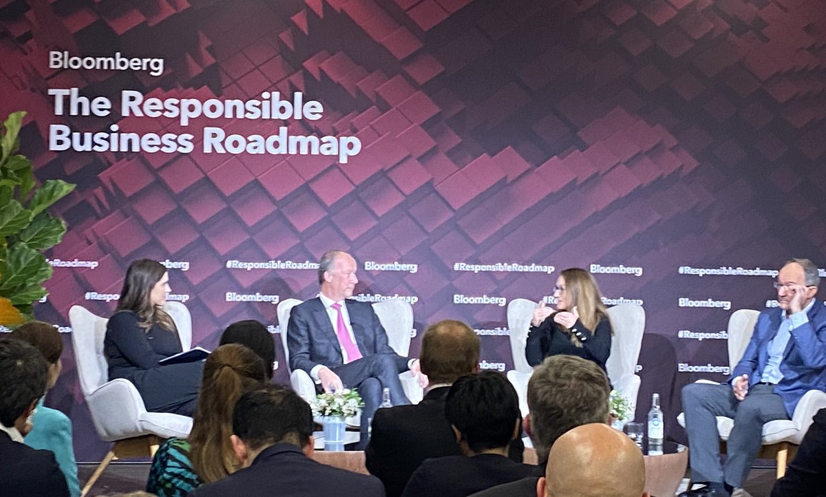 Businesses are under enormous pressure to change: “The efforts to reduce CO2 emissions are huge. This change has come to an acceleration like I’ve never seen before” says <a href="/BarbaraFreiSE/">Barbara Frei</a> of Schneider Electric. 
-> It’s all about transformation!
#responsibleroadmap #wef23 #davos