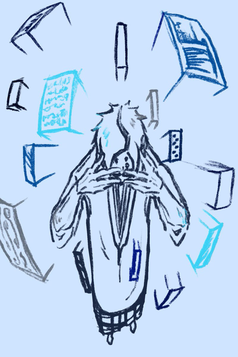 MaximDanton's tweet photo. #art #fanart #Bleach #Kurotsuchi #Mayuri #Akon 
COLLAB
ME: Akon sketch, full Mayuri. https://t.co/axY38itszX