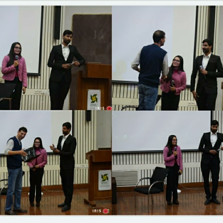 goswamilp's tweet photo. National Startup Day | Recognition | IIM Udaipur

Our efforts at @AngirusInd (WRICKS)  got recognised by Indian Institute of Management Udaipur on the occasion of National Startup Day. 
It was a surprising moment when suddenly our name announced for the recognition. https://t.co/bUquV3dKWD