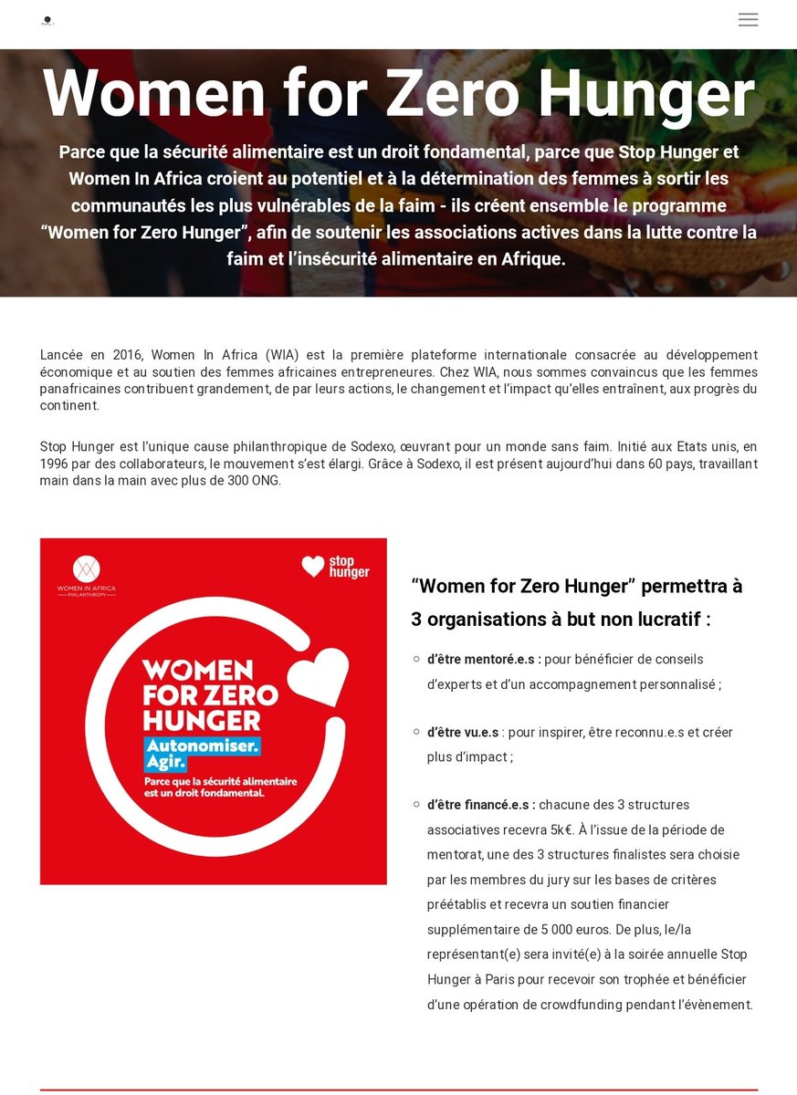 aeventsbenin's tweet photo. Appel à Candidatures WOMEN FOR ZERO HUNGER

Postuler
https://t.co/fAbSFdO8UG

Inscription au séminaire d'information
https://t.co/S5BO00GlaA

💚💛❤️

#WaSeXo #Bénin #Events #Team229 #Evenement #Repertoire
#évènement #répertoire #BonsPlans #OuAller #QueFaire #Activites
#béninoise https://t.co/s6epKQVyFN