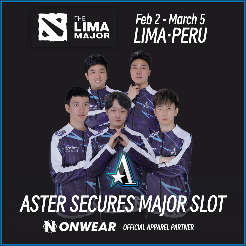 ONWEARGG's tweet image. Best tea I've ever had! 🍵
Congrats to Team Aster for securing the first #LIMAMAJOR slot. See you at Peru!
#AsterForever