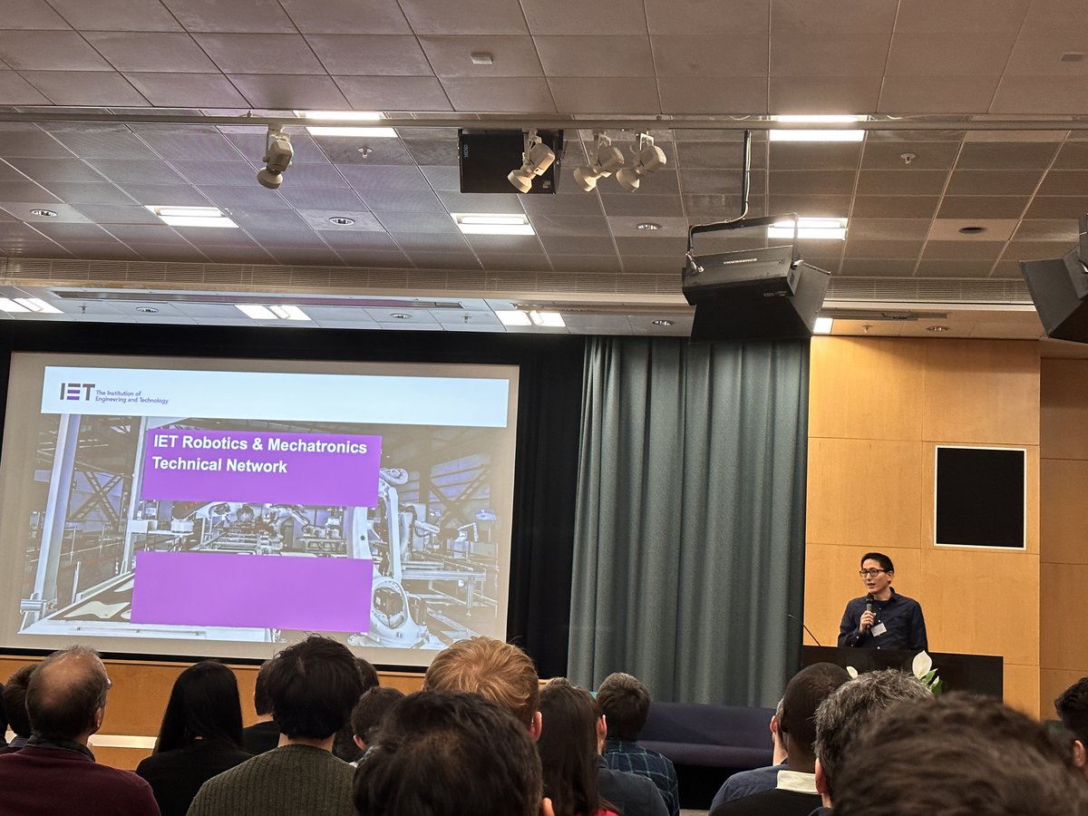 Shan Luo (@shanluorobotics) on Twitter photo It was very nice to represent the IET Robotics & Mechatronics Network at the 4th UK Manipulation Workshop last week. Very well organised workshop with a lot of great discussions on the timely topics in robot manipulation!
<a href="/IETrobotics/">IET Robotics</a> It was very nice to represent the IET Robotics & Mechatronics Network at the 4th UK Manipulation Workshop last week. Very well organised workshop with a lot of great discussions on the timely topics in robot manipulation!
<a href="/IETrobotics/">IET Robotics</a>
