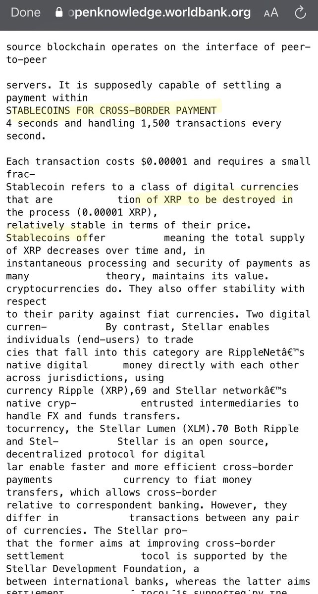 Rohitku24694375's tweet photo. 💥XRP MENTIONED AS STABLECOIN BY WORLD BANK + INTERNATIONAL BANK FOR RECONSTRUCTING AND DEVELOPMENT IN CBDC REPORT FOR CROSS BORDER PAYMENTS 💥 https://t.co/KPSBl9fugo