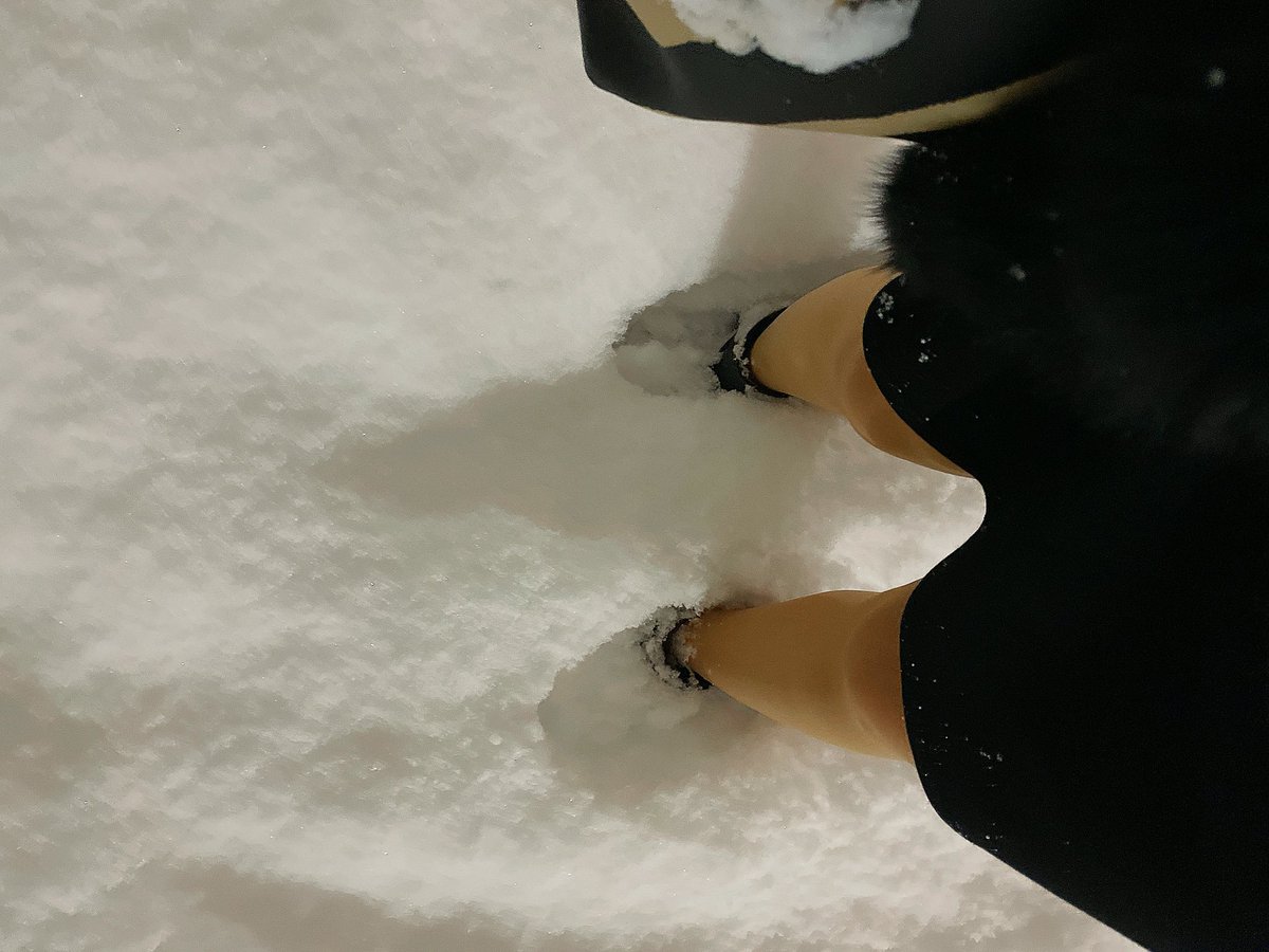 garyubar_chito's tweet photo. ヒドイ😭ショートブーツ失敗過ぎ😭
靴の中ベチャベチャ🥶
積もり過ぎだて😩
いつものタクシーさん途中まで雪踏んでくれてテンキュ🥹ましな所でコレっす😓 https://t.co/wy3YyuZuqB
