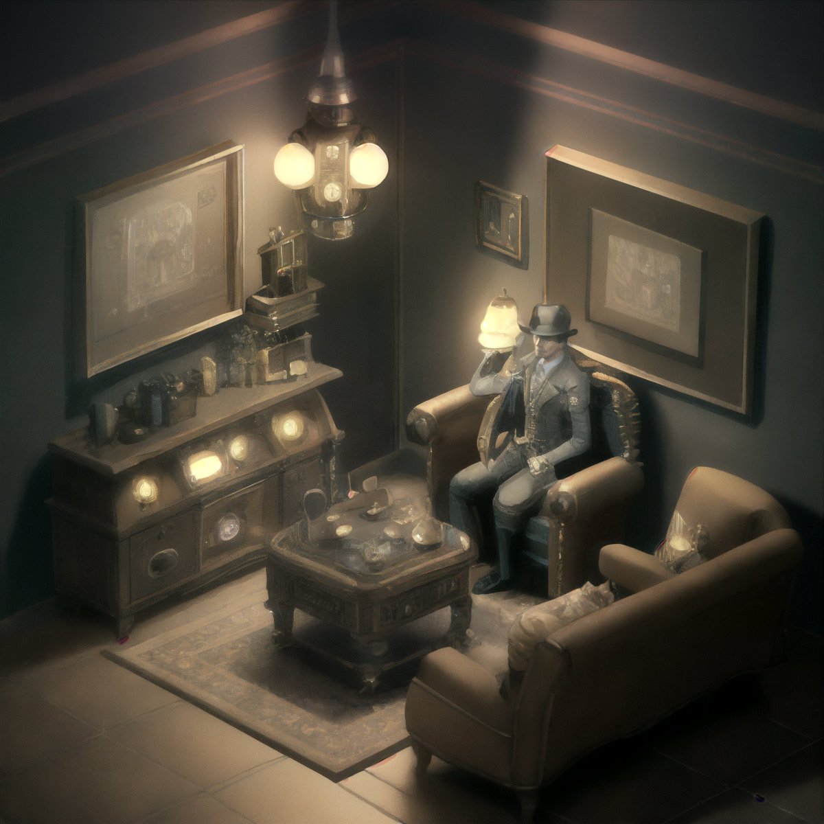 hamilto8's tweet photo. Saw some people posting isometric 3D art from Stable Diffusion and thought I'd give it a go. Tried for a few different themes: Fantasy, Horror, Sci-Fi, and Mystery
#aiart #stablediffusion #synthography #digitalart #isometric3D https://t.co/DFjnvsmwKi