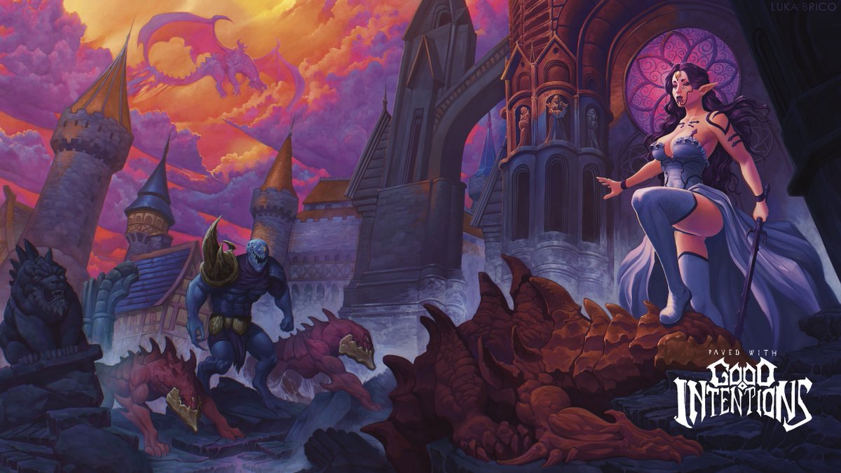 The first 34 page comic chapter of Paved With Good Intentions is out on <a href="/globalcomix/">GlobalComix</a> 
You can read it here: globalcomix.com/c/paved-with-g…
First 15 pages are free and every like and retweet means a lot to me, thanks for reading!
#indiecomics #comicbooks #comicbookcover #fantasygenre