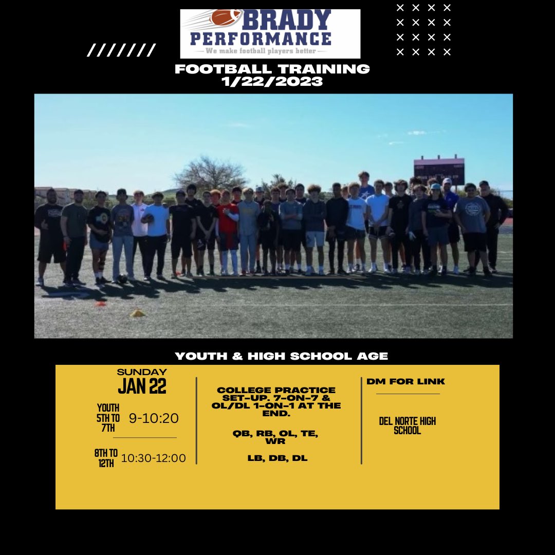 CoachDougBrady's tweet image. Group training on Sunday. Please find info about signing up here: bradyperformance.com/all-events/ #quarterbacktraining #runningbacktraining #receivertraining #offensivelinetraining #defensivelinetraining #linebackertraining #defensivebacktraining #tightendtraining