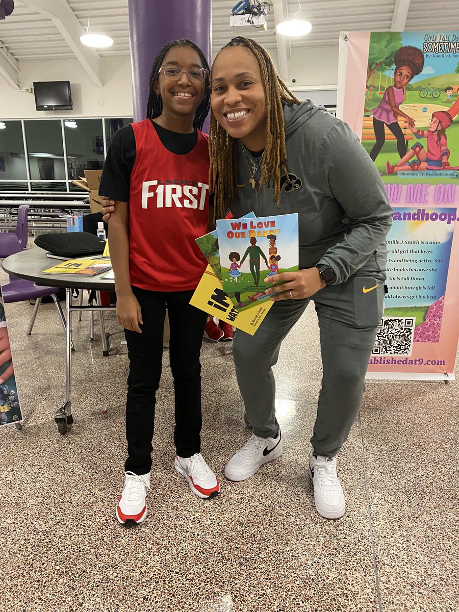 Akroncoach_JoJo's tweet photo. Thank you to @Raina15 and @IowaWBB for supporting the 9 year old published author!! https://t.co/yKOD7MyhrW
#kidauthor #literacy #BlackGirlMagic #akronohio #womensbasketball #NCAA #akronohio https://t.co/e5v59tLdJ0