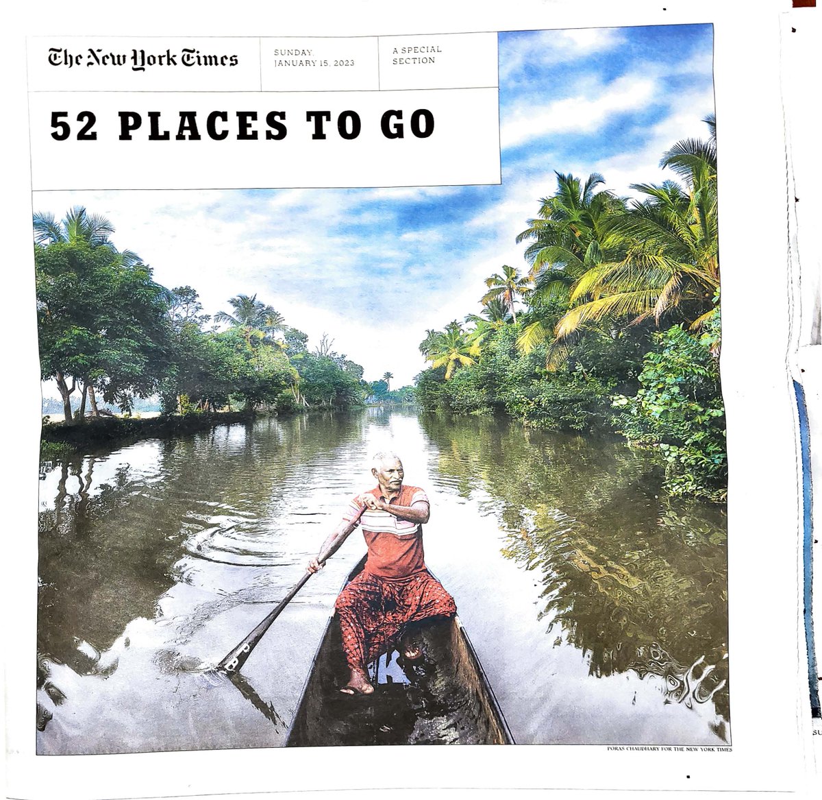 coconutlagoon's tweet image. Chef's home state of Kerala featured in the New York Times special feature on "52 Places to Go".

This year's Culinary Trip to Kerala with Chef is sold out - Don't miss out in 2024!