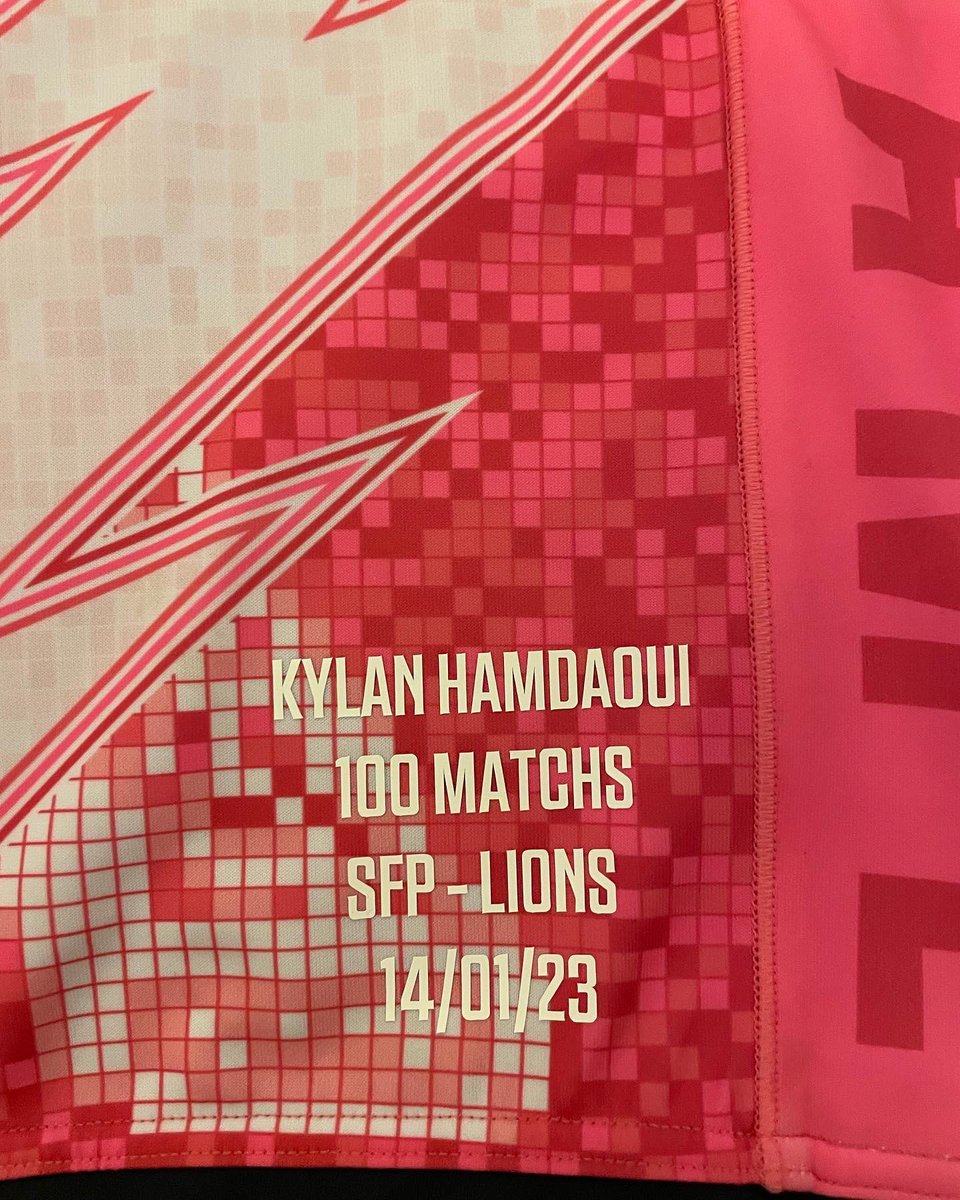 Très heureux d’avoir joué mon 100ème match en Rose et Bleu ⚡️🌸 <a href="/SFParisRugby/">Stade Français Paris</a>