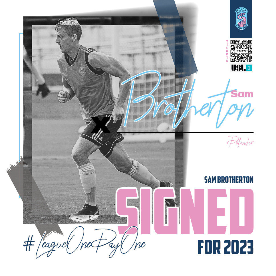 𝐀 𝐁𝐚𝐝𝐠𝐞𝐫 𝐑𝐞𝐭𝐮𝐫𝐧𝐬 𝐭𝐨 𝐌𝐚𝐝𝐢𝐬𝐨𝐧 🦡✈️🧀 

New Zealand international Sam Brotherton has joined FMFC for the 2023 season. The dominant defender has played most recently for Auckland City FC in the New Zealand Football Championship.

📰: bit.ly/3XbpNqm