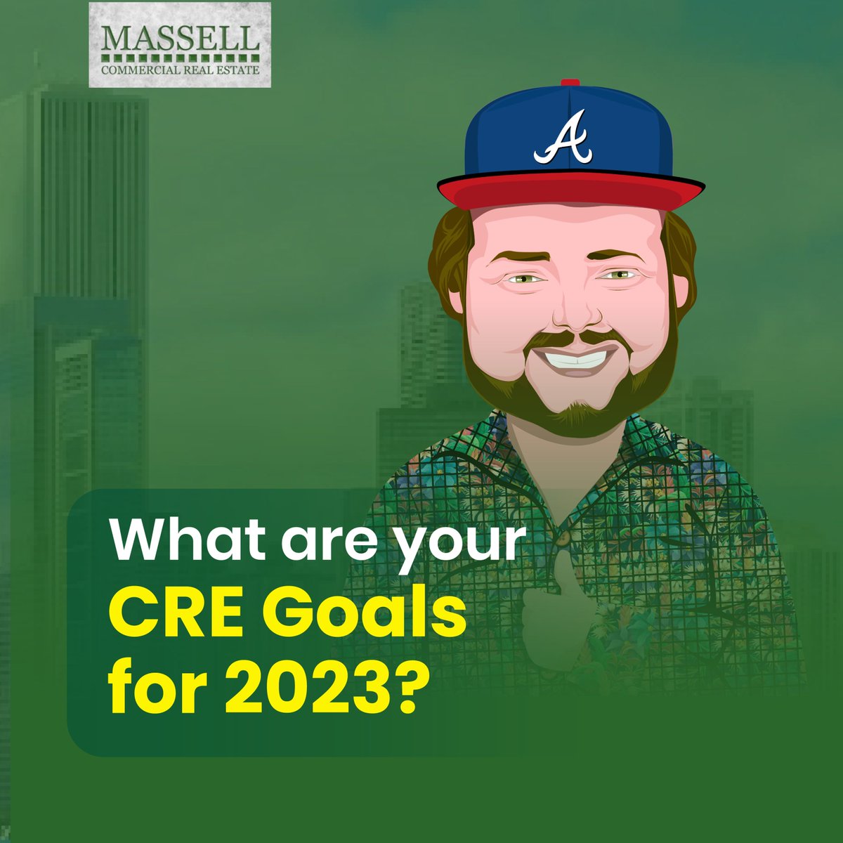 Our Massell CRE Goal for 2023 is to grow the Massell Team, by Agents, Production Volume $, and Value Add Services for Clients. Share your commercial real estate goals in the comments below. 👇 
 
#kwcommercial #commercialrealestate #realestateinvestor #realestateinvesting