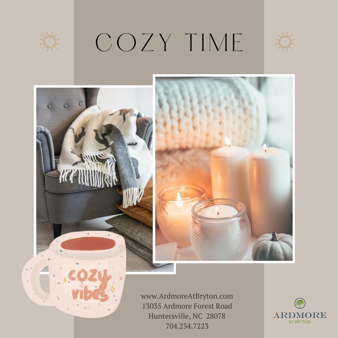 ArdmoreAtBryton's tweet image. Tis the Season to be Cozy! #comfycozy#CozyHome#ArdmoreAtBryton