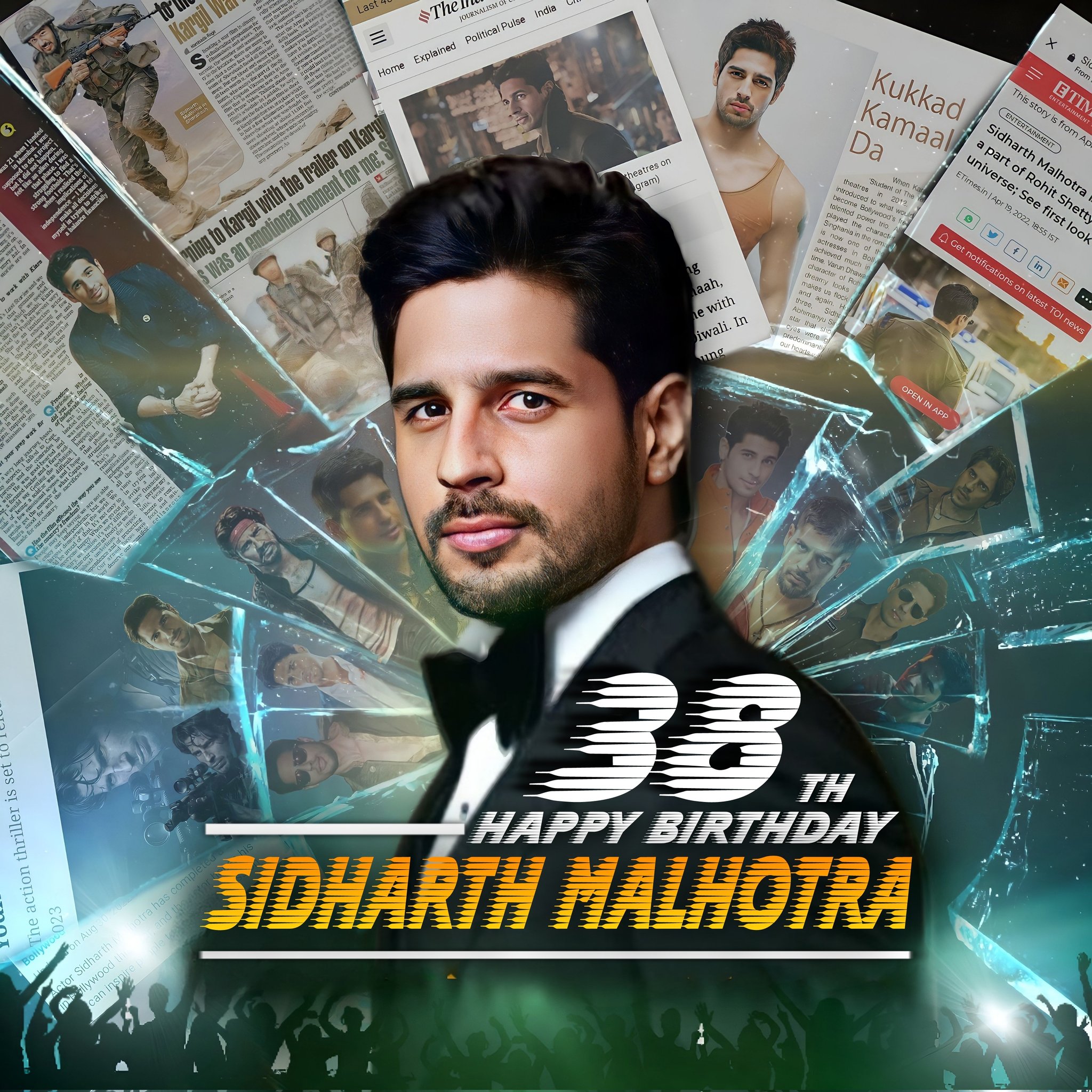 Wishing a very Happy Birthday to the handsome hunk, Siddharth Malhotra. Have a great year ahead! 