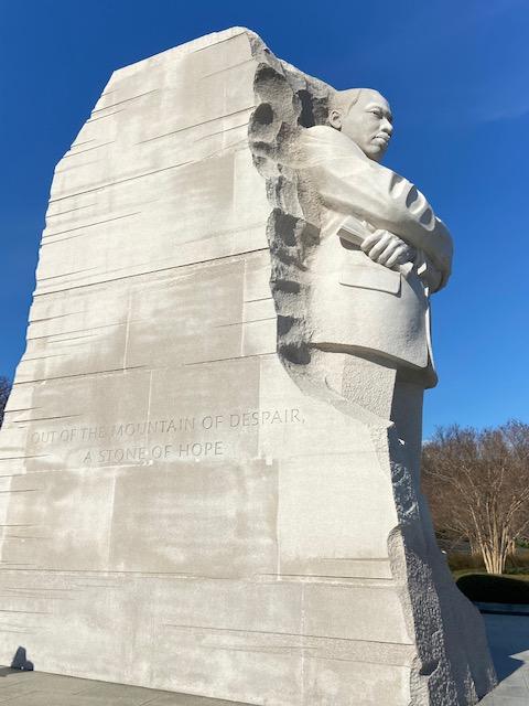 CallierThompson's tweet photo. "We will be able to hew out of the mountain of despair a stone of hope." Martin Luther King Jr. https://t.co/qW2xahMYPC