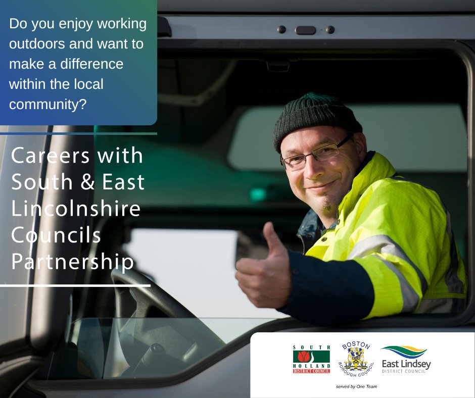 EastLindseyDC's tweet photo. Do you enjoy working outdoors and want to make a difference within the local community? 
We are excited to be recruiting Driver/Loaders to join our Waste Services Team at East Lindsey District Council!
Click here to find out more: https://t.co/RYuv0Dhxx8
#vacancy #WorkingForUs https://t.co/zdwVDc0Oz5