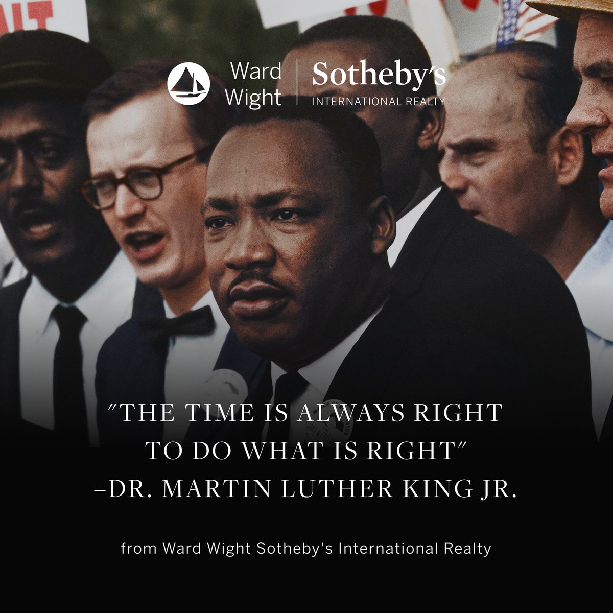 WardWightSIR's tweet photo. "THE TIME IS ALWAYS RIGHT TO DO WHAT IS RIGHT"
Celebrating Dr. Martin Luther King Jr. https://t.co/IXWxe4yEJv