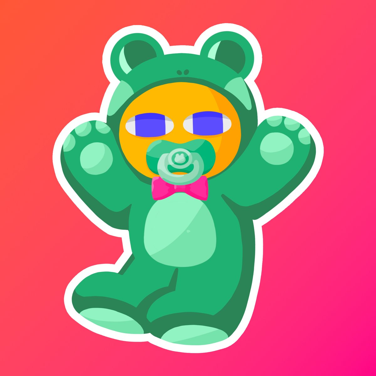 GenZBabies's tweet photo. #newyorkNFT #NFT #art #design #character #illustration #Procreate #NewYork #NftGame  #NFTNY #nftart  #indiedev #indiegame #Zodiac #Animal #frog #game #devlog #baby #fun #OpenSeaNFT #OpenSeaNFT 

Frog baby is here! Come and check!🐸
https://t.co/vTH0ES5Kxf https://t.co/ppqSJ1OF5j