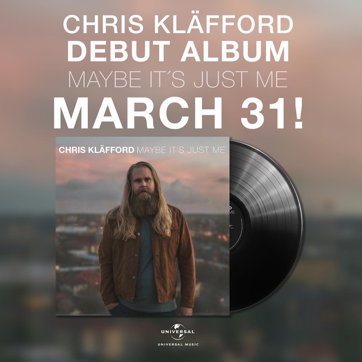 The day is finally here! I can finally announce the release date for my debut album! (Doesn’t even feel real yet!) Friday, March 31, the album ‘Maybe it’s just me’ drops and I am so excited for you to finally hear it! 🤗🥰😘❤️