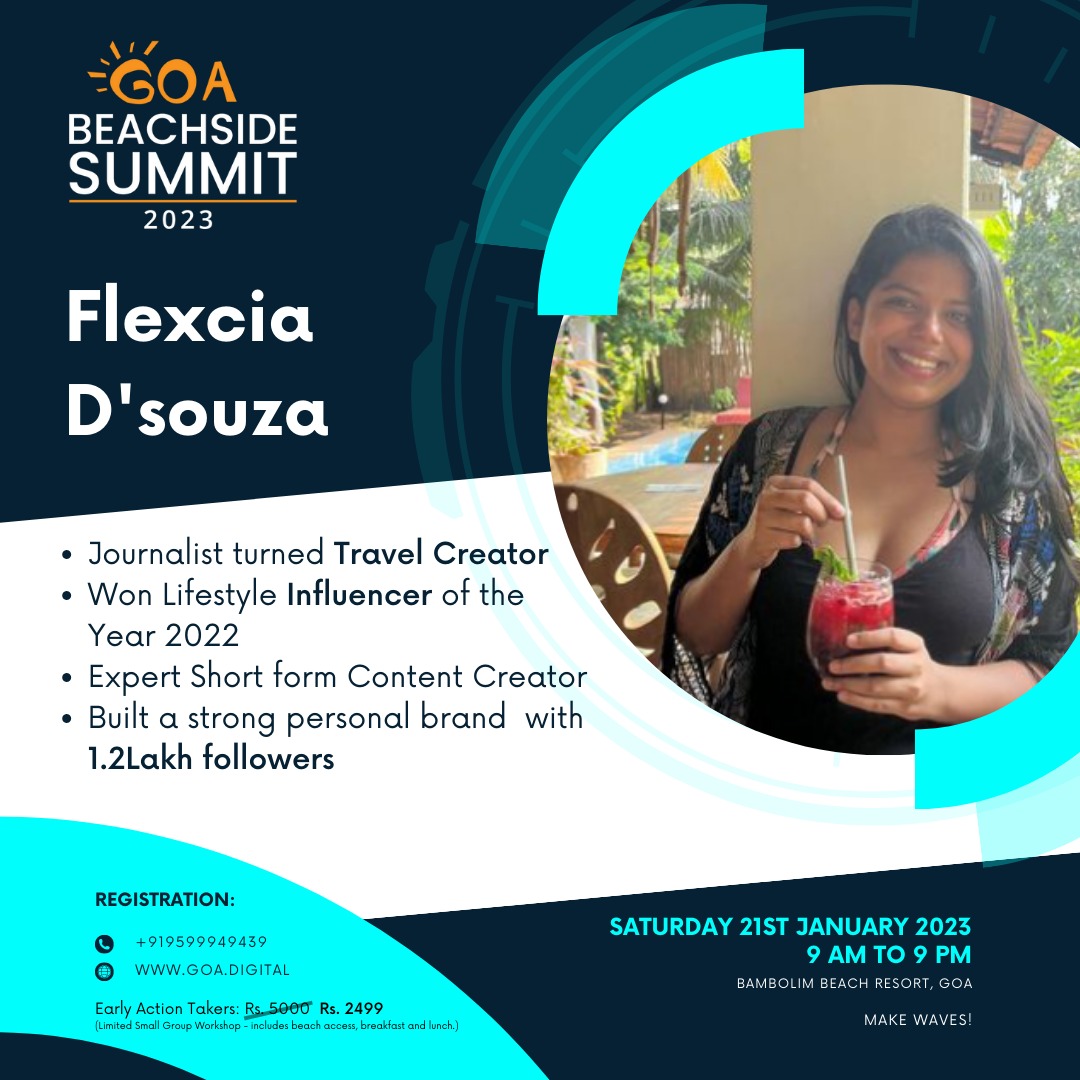 Excited to be on board as a speaker at the Goa Beachside Summit 2023. See you there?