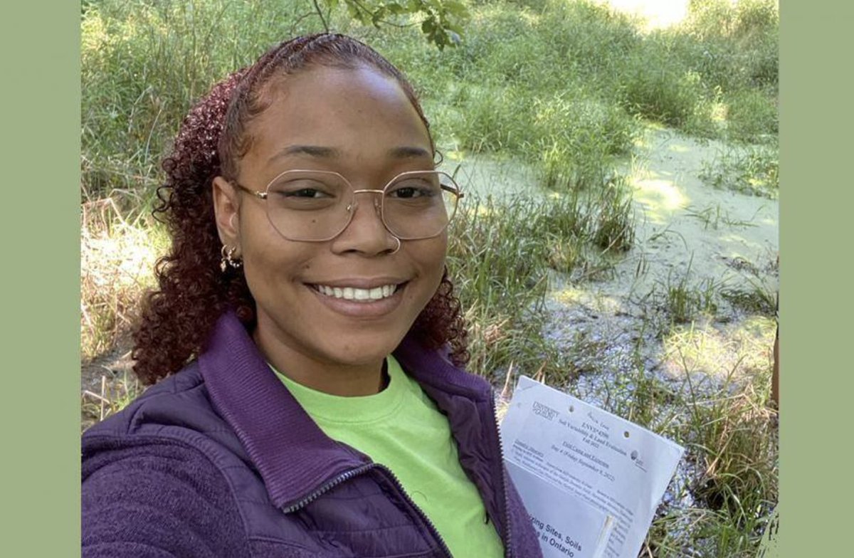 UofG_SES's tweet photo. Meet Annia Lewis, one of our amazing Environmental Management students. 

Read the Q&amp;A here: https://t.co/7uMWuRJett

Our Environmental Management Program (#BBRM) combines #environmental #science with #business.

#WeAreSES @UofGuelphOAC @UofGAdmission https://t.co/yVrsdZaFFj