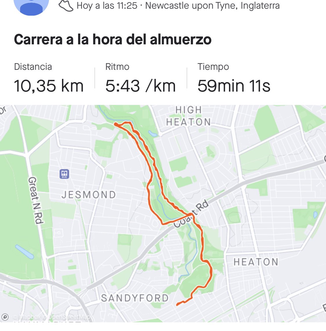 Chilly snowy and sunny Monday morning <a href="/runningpunks/">Running Punks</a> run. Just passed 70 miles on the #endtoend challenge but still well behind my dad. 806 to go…..todays music Pit Pony. Park was beautiful