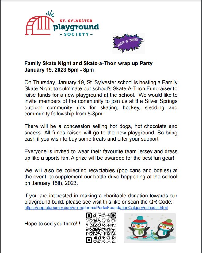 Come join the fun! Family Skate Night-January 19