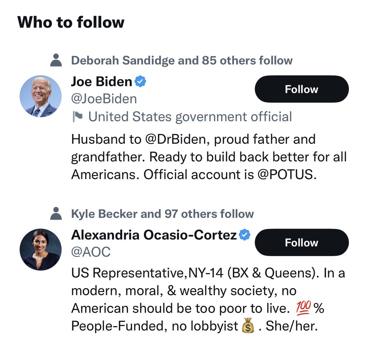 Noah_Fencebutt's tweet image. And it gets worse. @elonmusk Where would I want to follow either of these people? #WhoToFollow vs #WhoToAvoid