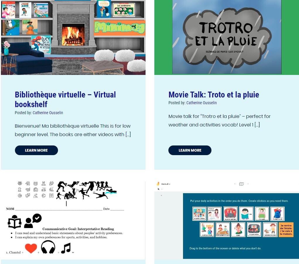 CatherineKU72's tweet photo. #langchat #FrenchTeachers 15 new teacher-created activities have been posted on the @AATFrench’s Shared Resource platform. We’re starting the new year by supporting teachers with these open-to-all, keyword-searchable activities. #ÉchangerPourSenrichir 

 https://t.co/L8yatDXhre https://t.co/vQPVUC7LiM