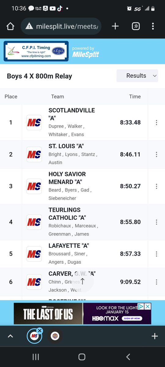 7cthethunder7's tweet photo. Boys 4x800 at McNeese https://t.co/flignmjKUH