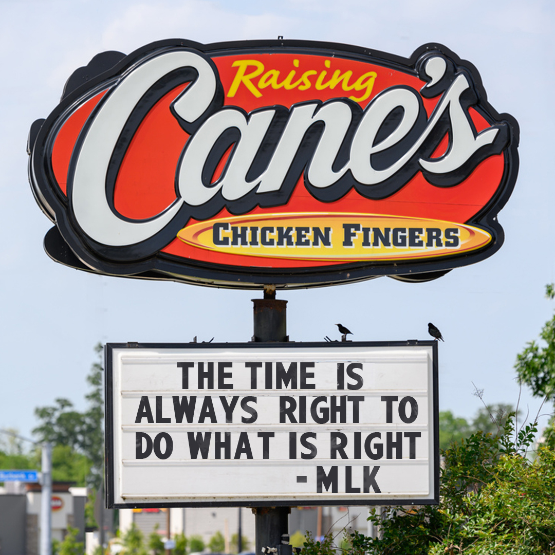 Raising Cane's on Twitter "Today we honor Dr. Martin Luther King Jr