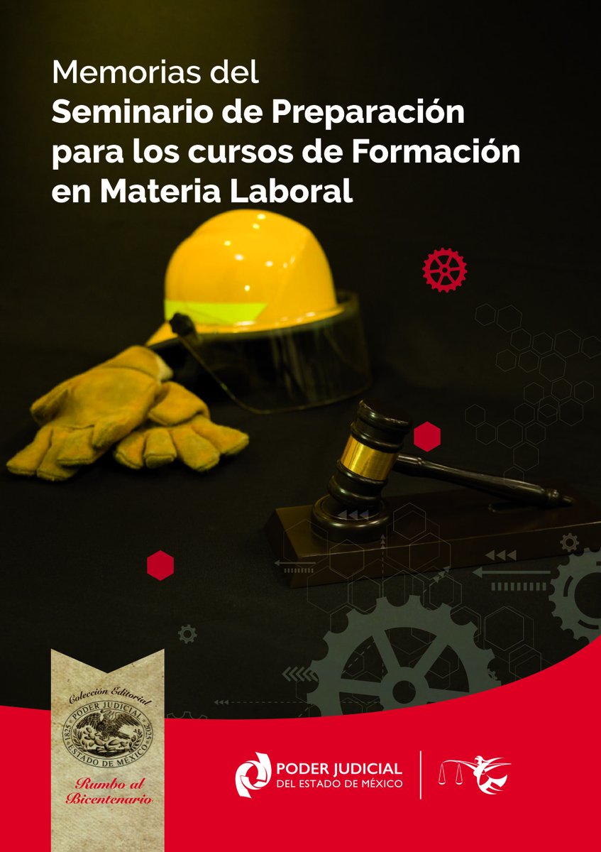 PJEdomex's tweet photo. La implementación de la #JusticiaLaboral ⚙️ requirió una ardua capacitación. El #PJEdomex comparte las: 

"Memorias del Seminario de Preparación para los cursos de Formación en Materia Laboral".

#HacerMemoriaParaHacerJusticia. 

Lee y descarga en: 📚

⬇️

https://t.co/LVZRaYDWKt https://t.co/juCTqb9uNI
