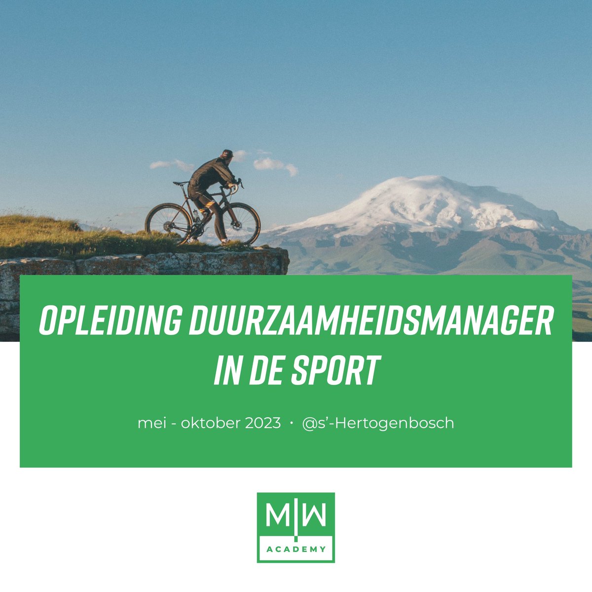 ↗️ 50 nieuwe duurzaamheidsmanagers in de sport. Dat is onze missie met deze opleiding. 

De opleiding gaat in mei 2023 van start! more2win.com/academy/opleid… 

Niet zeker of het iets voor jou is? Kom dan naar de inspiratiesessie op 1 feb. more2win.com/academy/inspir…