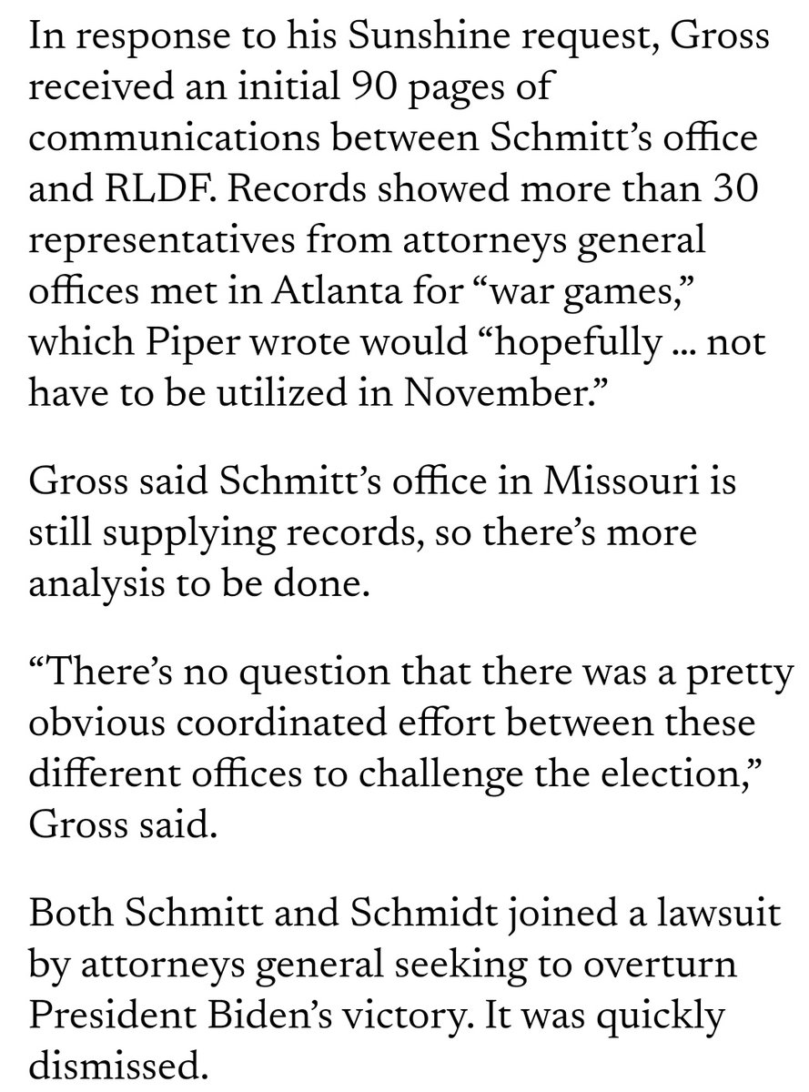 BetoAngelMommas's tweet photo. Some reporting about #AdamPiper's #RAGAwargames & an email from him which confirms at least 30+ AG's & staff huddled together to make plans to overthrow the election if Biden won.
Piper eventually took the hit over RLDF RAGA Robocalls for the #January6th STS events
#AliAkbar https://t.co/uA9IGejBgr