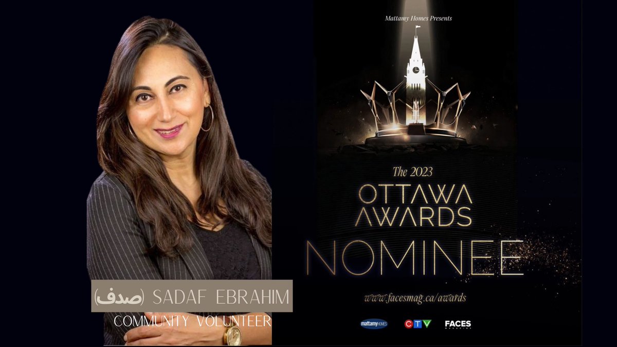 ebrahim_sadaf's tweet photo. Thanks to all who nominated my name for this year's #FacesMagazine #Awards as Ottawa's volunteer of the year. Voting started yesterday and will continue until February 15th. You can vote once per day. I am humbled and grateful for my nomination. https://t.co/iTFGeytENc