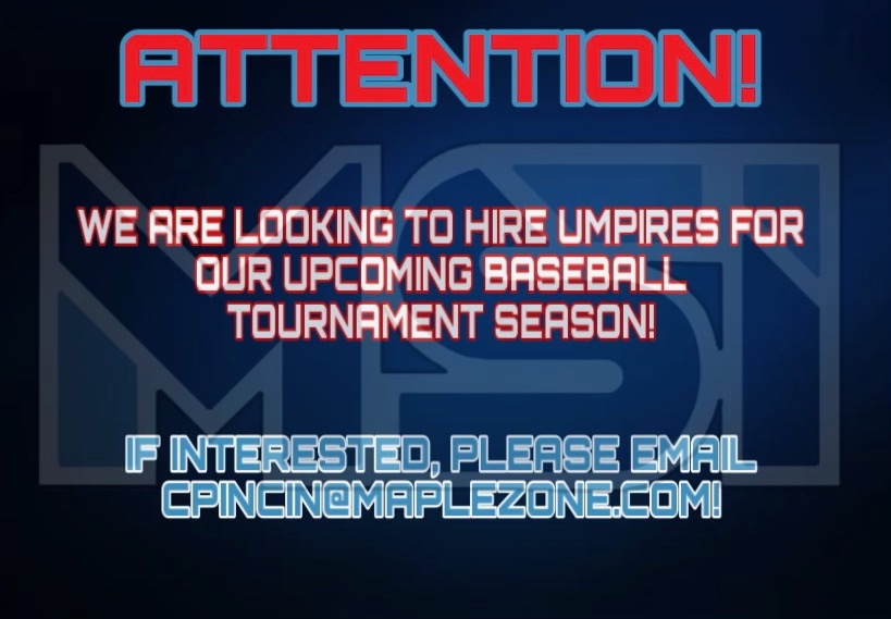 Officials in all sports are at a critical level around the country and we need your help! MSI is looking to hire umpires for our 2023 events. 🏟️ Give back to the great game of baseball ⚾️ Make extra 💸 🧢 Make a difference