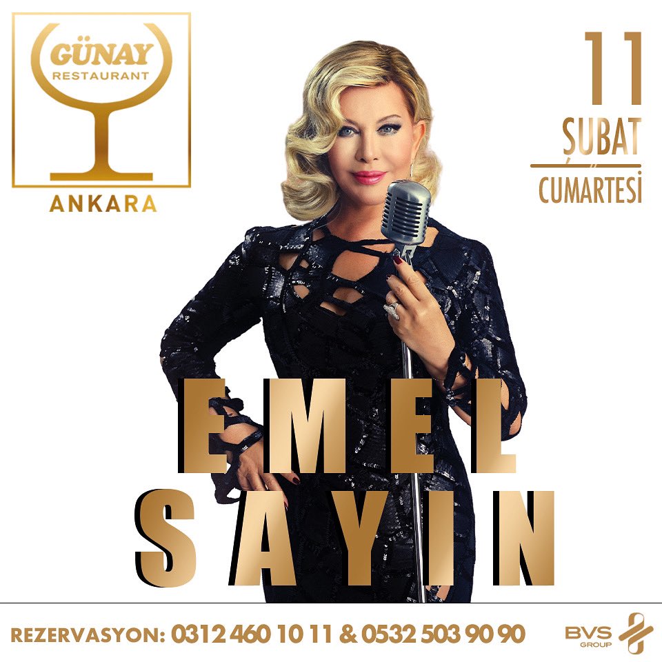 Unutulmaz bir geceye daha hazır mıyız Ankara!
<a href="/sayinemell/">Emel Sayin</a> <a href="/BVSGRP/">BVS Group</a> <a href="/gunayrestaurant/">Günay Restaurant</a>