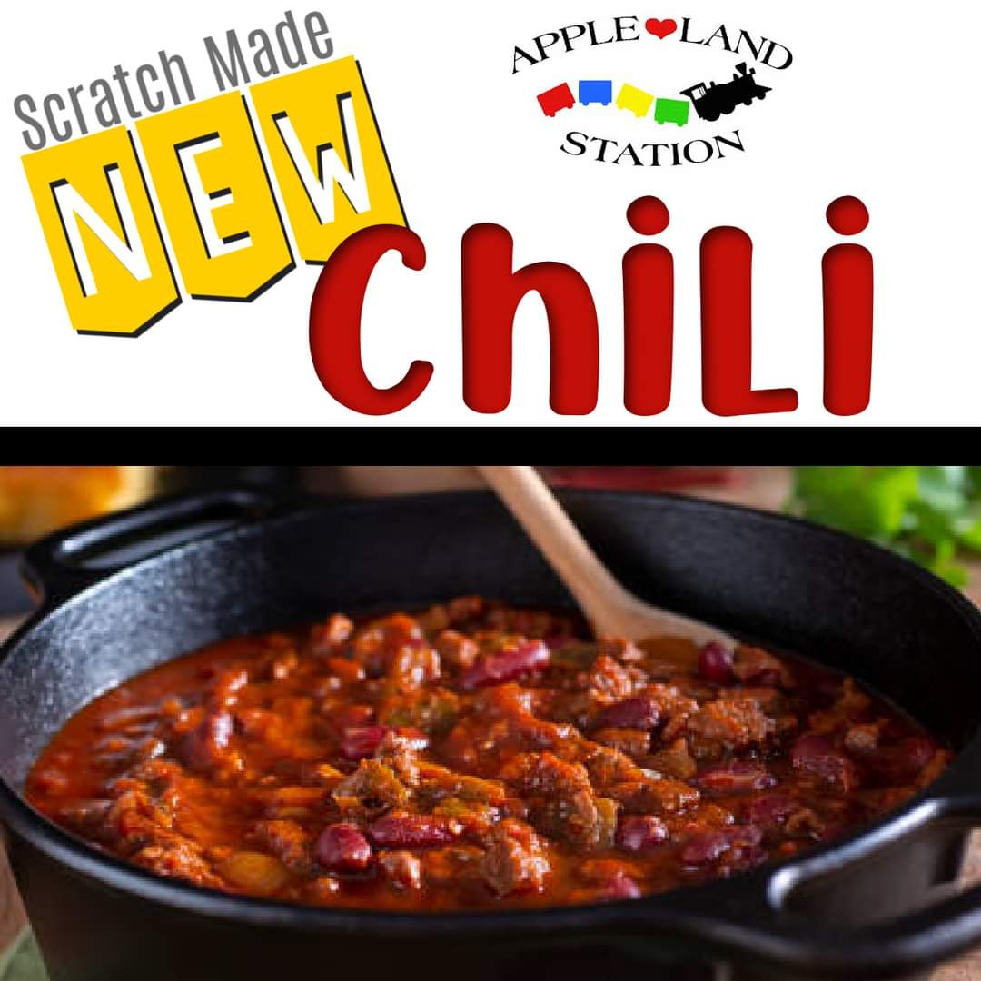 AppleLandStn's tweet photo. Scratch made, slow simmered, hearty, belly warmin' CHILI 🍲
It's NEW, it's DELICIOUS.
Thaw-Heat-Eat https://t.co/FLT64TmwN1