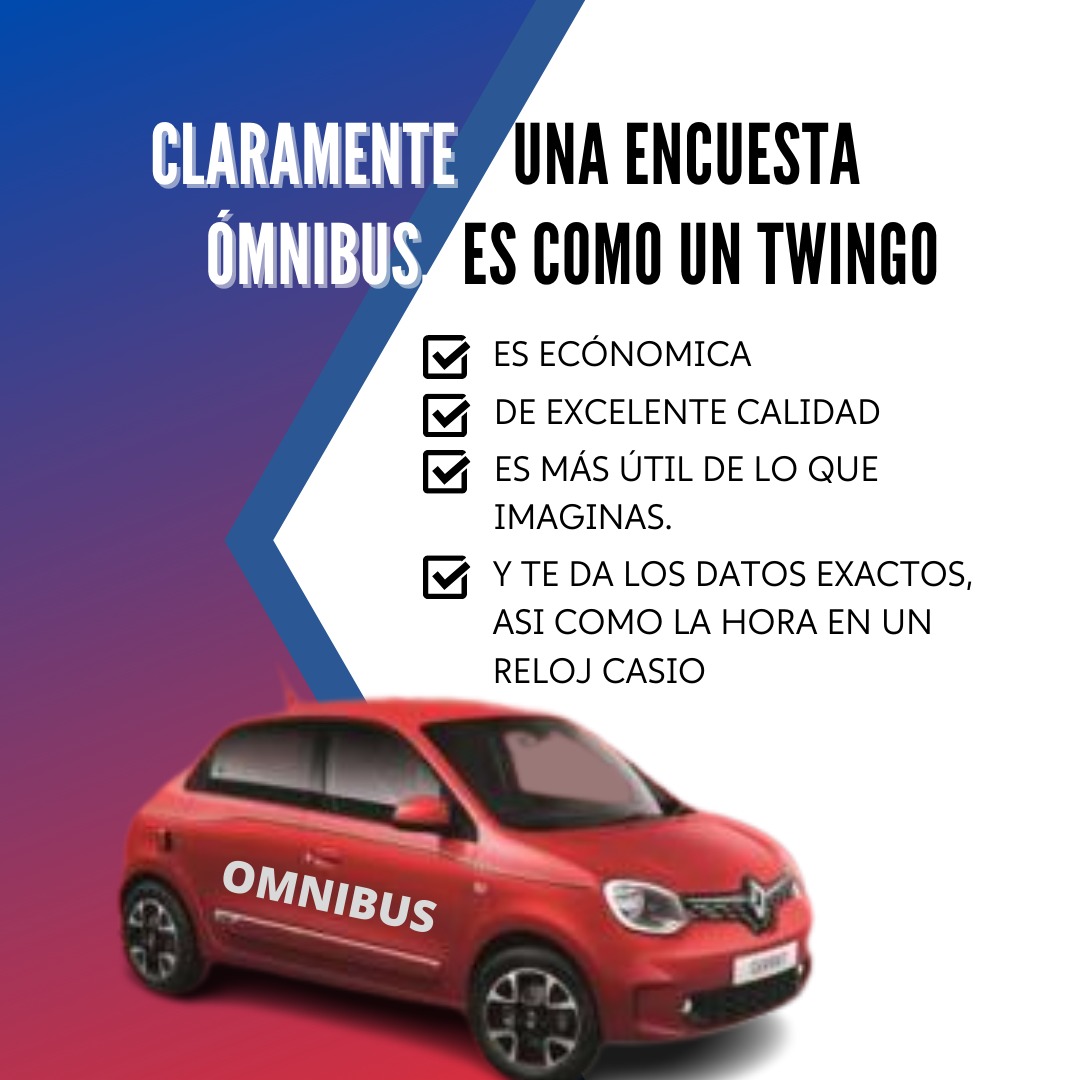 podertactica's tweet photo. ¿Por qué una encuesta Ómnibus es como un #Twingo? Acá te lo explicamos #Claramente https://t.co/3dXCFdZbzf