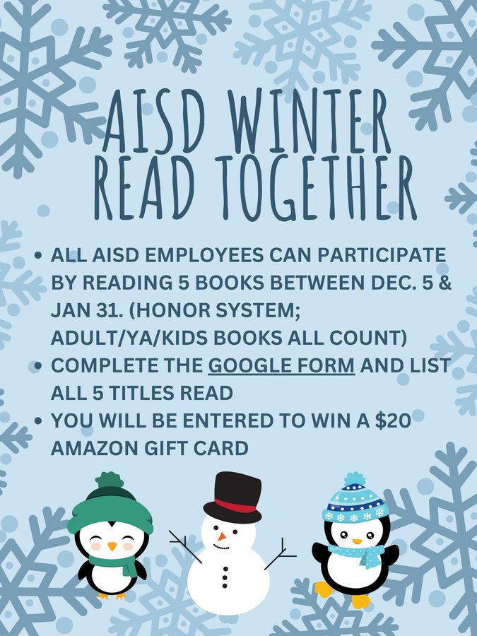 What are you reading? Share and enter to win an Amazon gift card! docs.google.com/forms/d/e/1FAI…