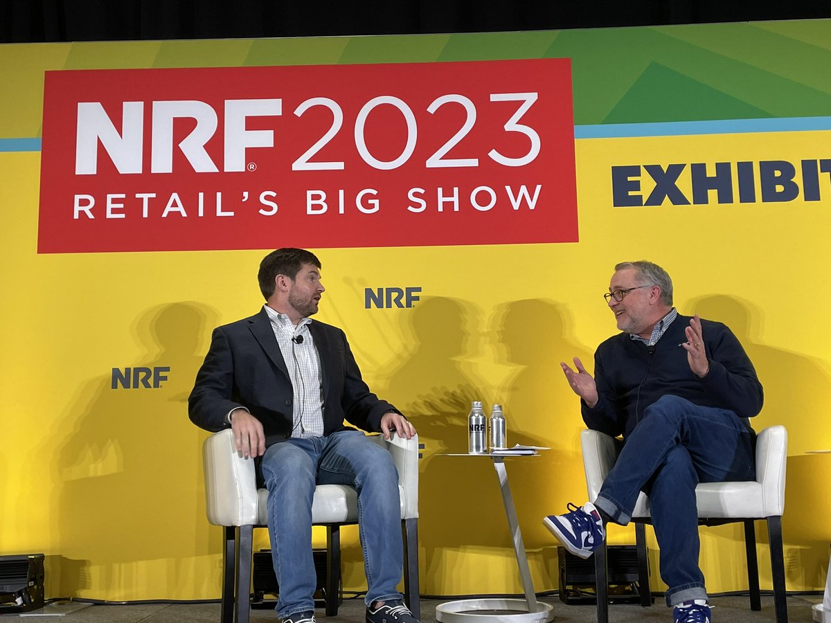 ArlynKnox's tweet photo. So excited to welcome @footlocker with us on MainStage at #NRF2023 let’s go @BlueYonder https://t.co/M1b3Dt3nyg